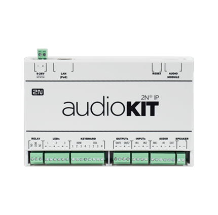 2N IP Audio Kit 1x LAN PoE keypad up to 16buttons line in out log GPIO audio module Volume 1 100pcs maroc rabat casablanca tanger fes