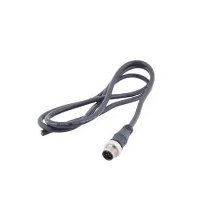 Cable Contact AWM M12-A Female Straight Socket 5 Way Plastic to Blunt Cut 1M ''NEW''